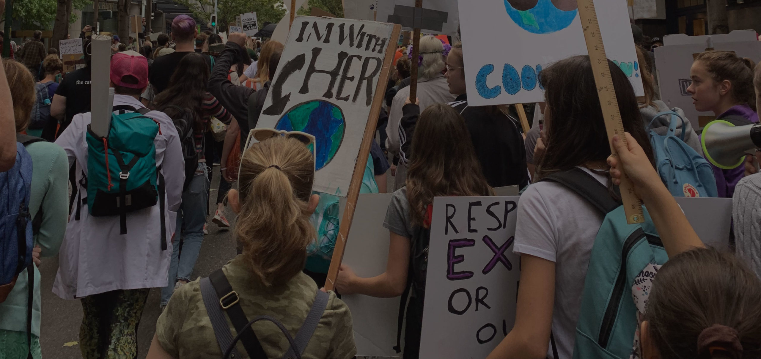 Global Climate Strike Protesters in Seattle