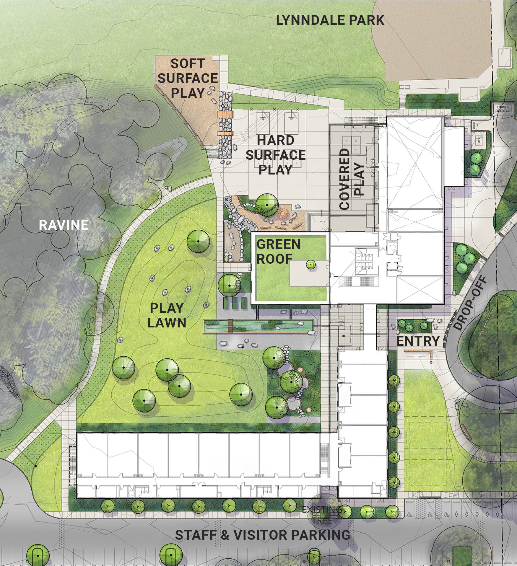 Site map of Lynndale Elementary School